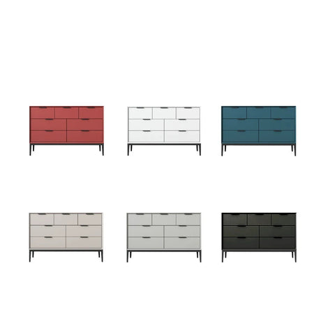 LINYUE Astrid Nordic Solid Wood Four-Drawer Retro Cabinet from LINYUE