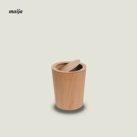 MUSN Desktop Wooden Trash Bin from MUSN