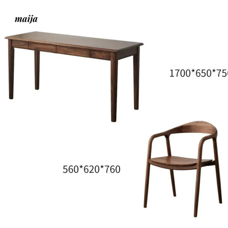 XIXI Aiden Solid Wood Office Desk from XIXI