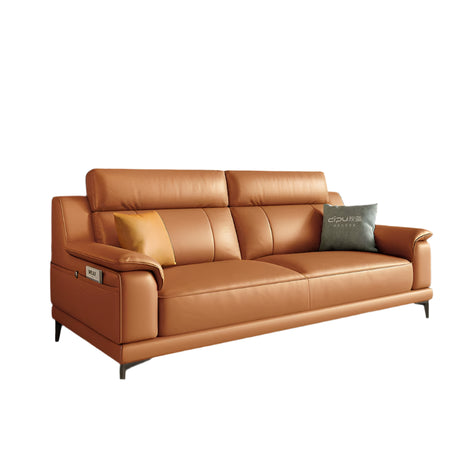 DIPU Tanner Cream Leather Sofa from DIPU