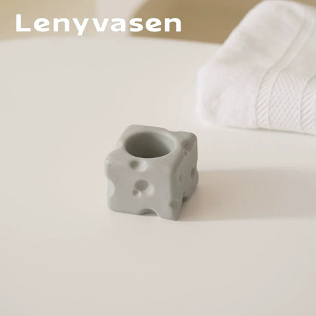 LENYVASEN Remy Cheese Ceramic Toothbrush Rack from LENYVASEN