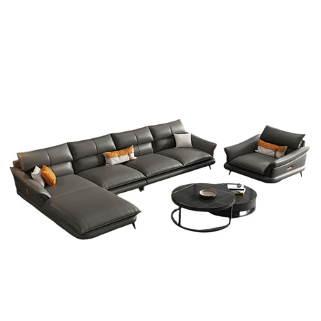 DIPU Karla Modern Cowhide Sofa from DIPU
