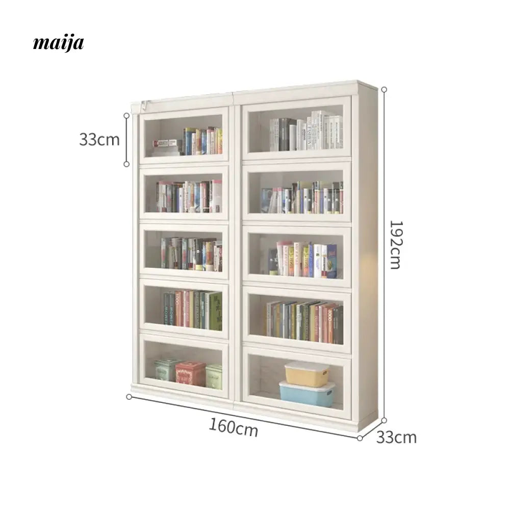 MEIHOUSE Dust-Proof Bookcase Glass Door Standing Cabinet from MEIHOUSE