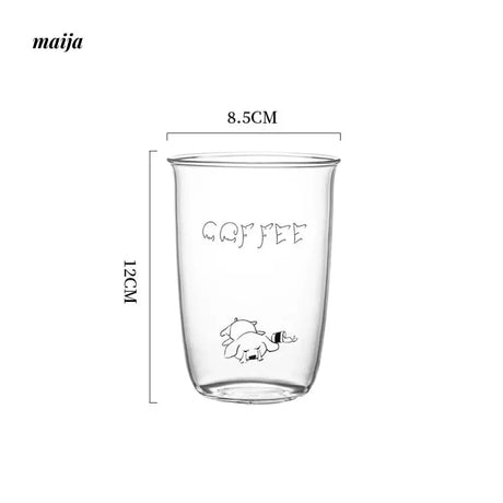 BANKE High-Temperature Resistant Glass Beverage Cup from BANKE