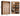 MEIHOUSE Medieval Rattan Glass Door Bedroom Wardrobe Modern Storage from MEIHOUSE