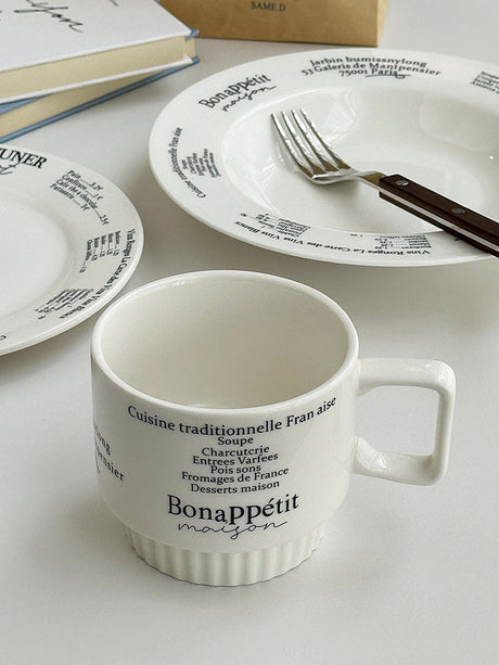 YASUKI Maximilian Retro-Inspired English Letter Cup from YASUKI