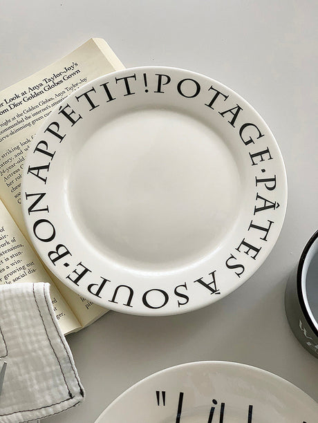 YASUKI Juniper Stylish Graffiti Ceramic Dish from YASUKI