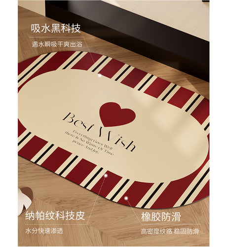 VANT Marigold Soft Plush Non-Slip Bathroom Mat from VANT