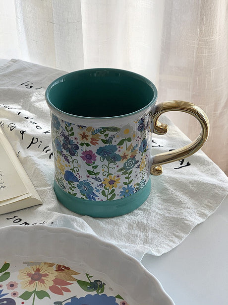 YASUKI Livia Elegant Floral Ceramic Cup from YASUKI