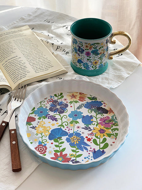 YASUKI Livia Elegant Floral Ceramic Cup from YASUKI