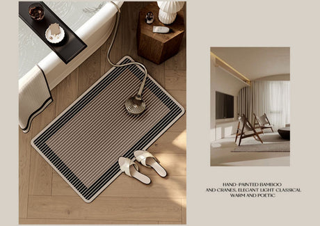 VANT Matsumoto Ultra-Absorbent Quick-Dry Bathroom Mat from VANT