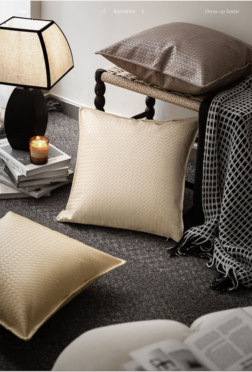 VANT Montserrat Light Luxury Soft Cowhide Pillow Case from VANT