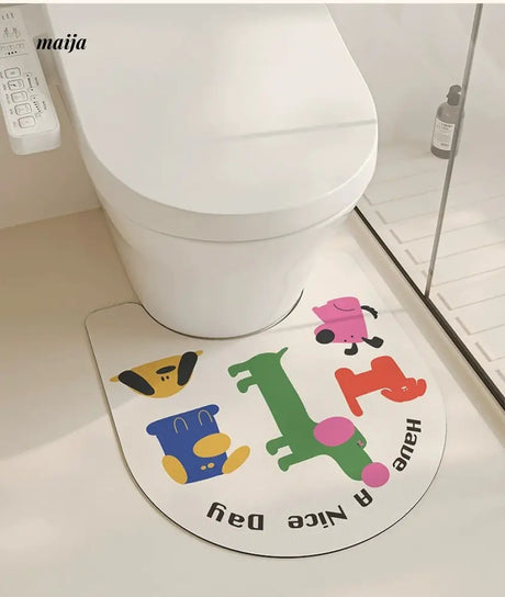 Have a Nice Day Bath Mat from maija