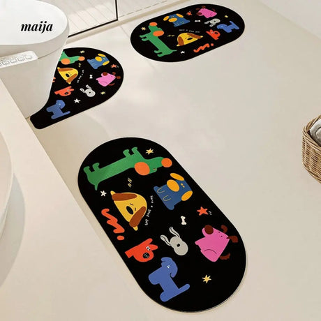 Have a Nice Day Bath Mat from maija