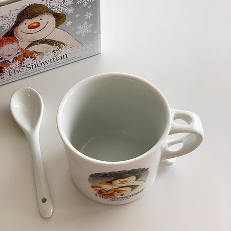 YASUKI Finnigan Stylish Snowman Ceramic Water Cup from YASUKI