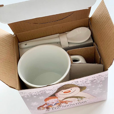 YASUKI Finnigan Stylish Snowman Ceramic Water Cup from YASUKI