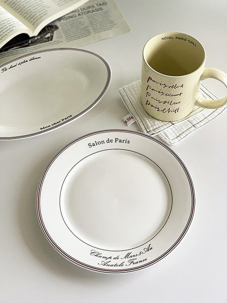 YASUKI JINWEI Elegant Ceramics Breakfast Tableware from YASUKI
