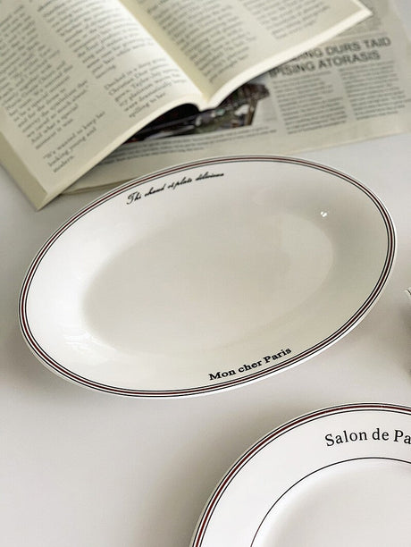 YASUKI JINWEI Elegant Ceramics Breakfast Tableware from YASUKI