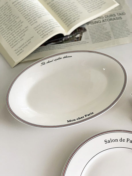 YASUKI JINWEI Elegant Ceramics Breakfast Tableware from YASUKI