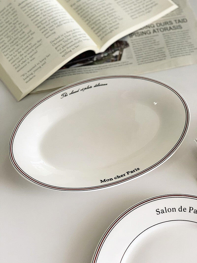 YASUKI JINWEI Elegant Ceramics Breakfast Tableware from YASUKI