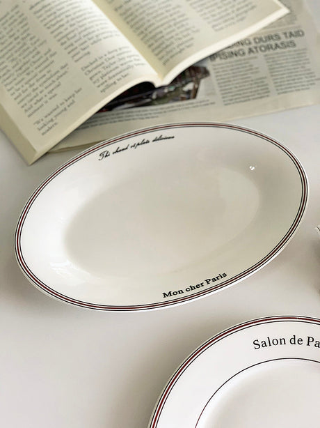 YASUKI JINWEI Elegant Ceramics Breakfast Tableware from YASUKI