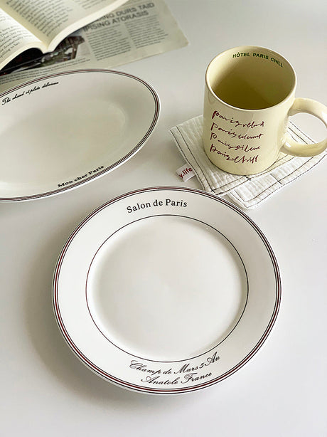 YASUKI JINWEI Elegant Ceramics Breakfast Tableware from YASUKI