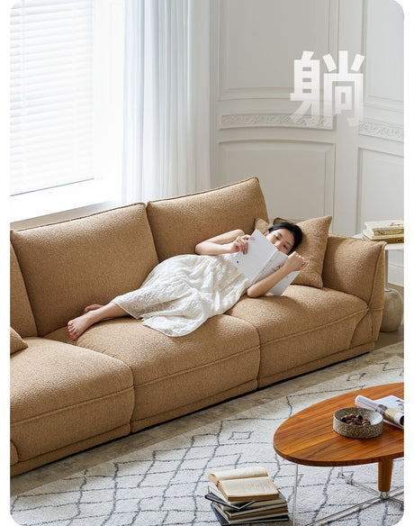 MOYU Isolde Retro Cream Elegant Designer Sofa from MOYU
