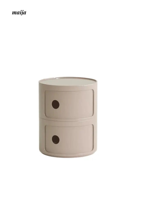 PUMPKIN BOX Round Minimalist Bedside Table from PUMPKIN BOX
