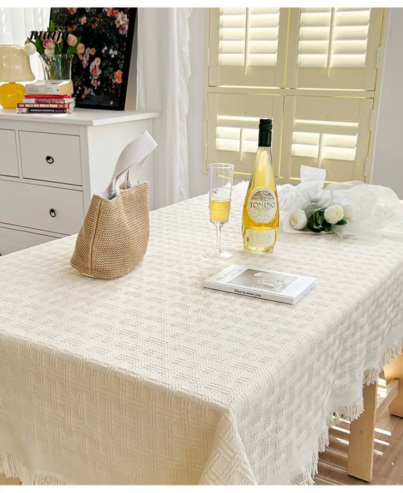 MAN YUE HOME Advanced French Dessert Tablecloth for Special Occasions from MAN YUE HOME