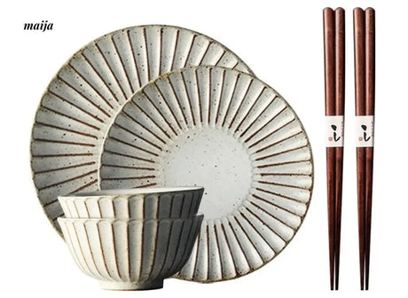 JOTO Japanese Retro Tableware Ceramic Set from JOTO