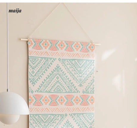 MAN YUE HOME Retro Woven Tapestry for Bedroom Canvas Decor from MAN YUE HOME
