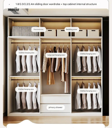 Castaneda Sliding Door Wardrobe from maija