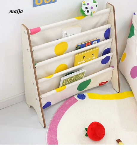 PAPAHUG Polka Dot Book Storage Shelf from PAPAHUG
