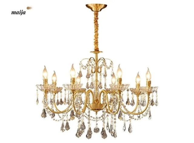 NANCY French Retro Crystal Chandelier Romantic Style from NANCY