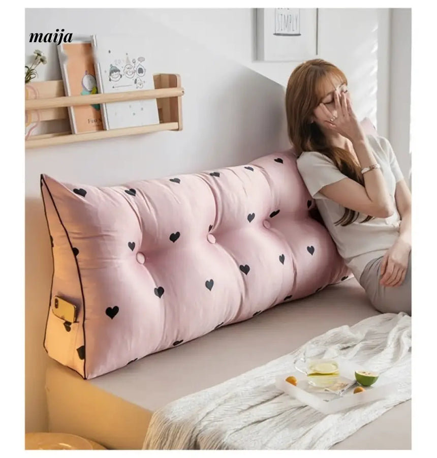 MAN YUE HOME Cooling Silk Bedside Pillow for Tatami in Summer from MAN YUE HOME