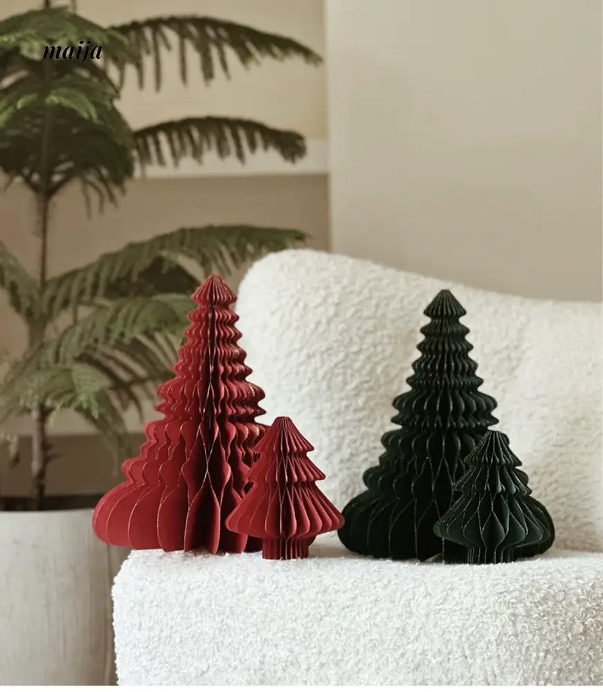 HOMESIDE Christmas Tree Honeycomb Origami Decoration from HOMESIDE