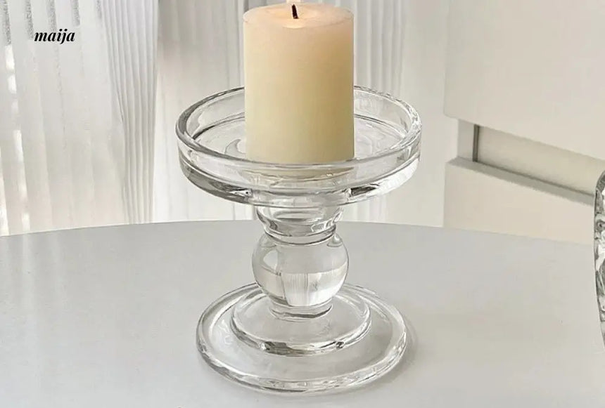 BANKE Retro Black Glossy Candle Decorations from BANKE