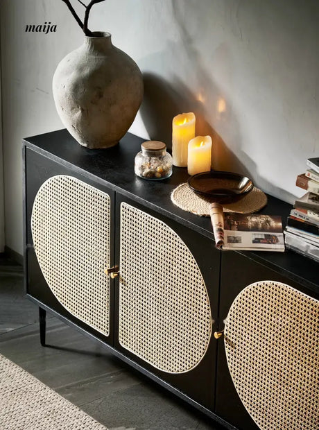 RATTAN CRAFTSMAN Living Room Rattan Cabinet from RATTAN CRAFTSMAN