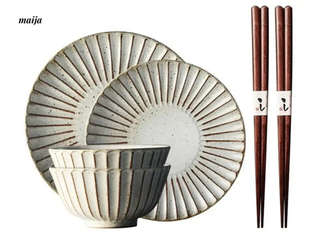 JOTO Japanese Retro Tableware Ceramic Set from JOTO