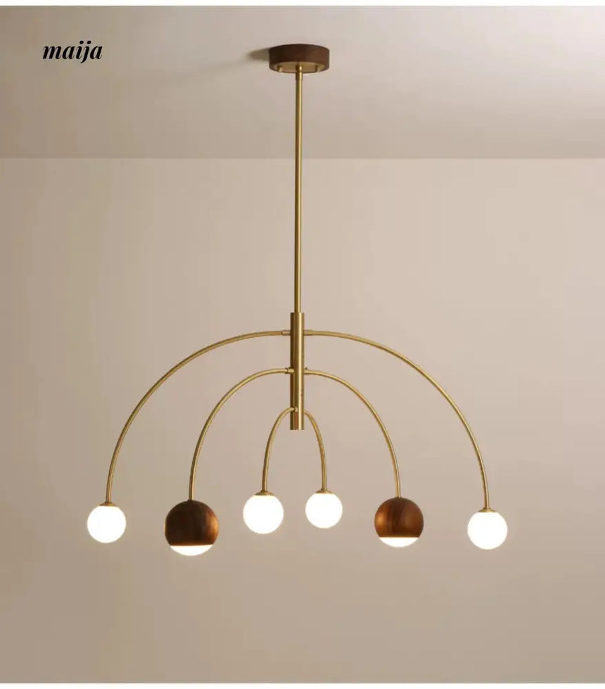 CH LIGHTING Scandinavian Copper Bar Ceiling Lamp from CH LIGHTING