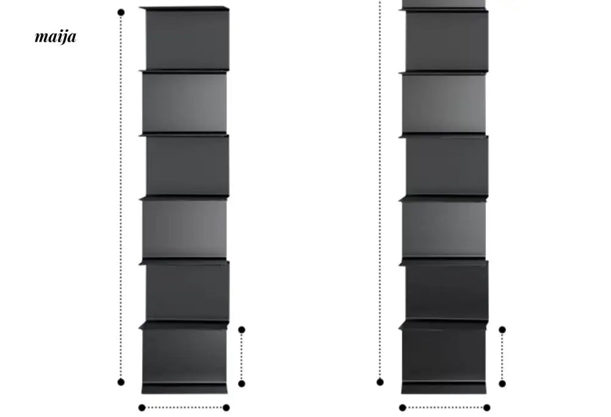 JINRAN Invisible Wall Bookshelf Minimalist Design from JINRAN