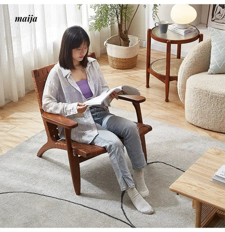 19 DREAM SPACE Solid Wood Sofa Chair from 19 DREAM SPACE