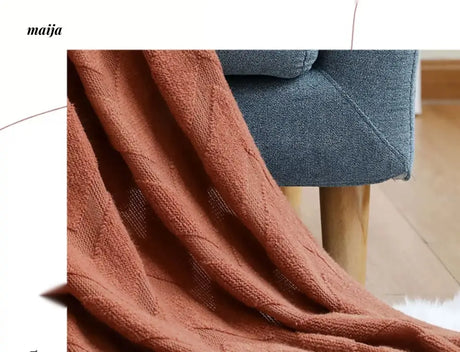 MAN YUE HOME Knitted Sofa with Leisure Duvet and Decorations from MAN YUE HOME