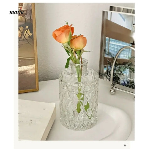 BANKE Retro Glossy Flower-Shaped Small Vase from BANKE