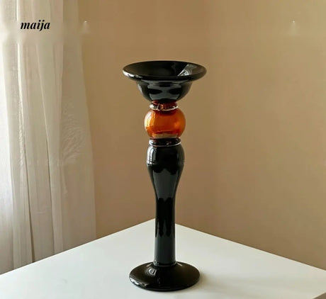 GUIFOU Antique Glass Candle Holder from GUIFOU