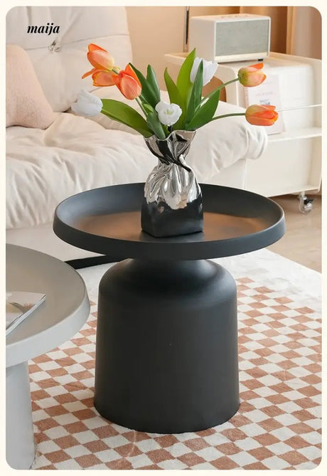 PUMPKIN BOX Nordic Iron Art Bedside Table from PUMPKIN BOX