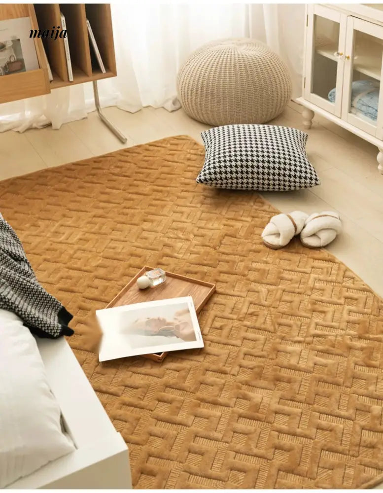 MAN YUE HOME Retro Plush Non-Slip Carpet for Tatami Four Seasons from MAN YUE HOME
