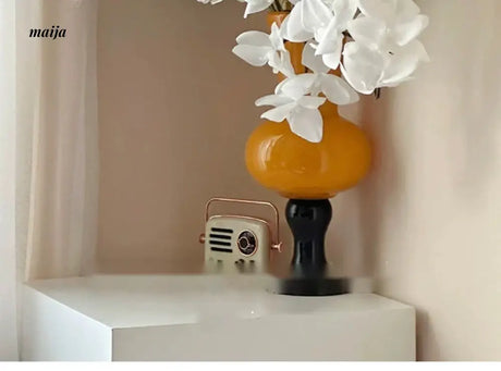 GUIFOU High Foot Lily Glass Vase from GUIFOU