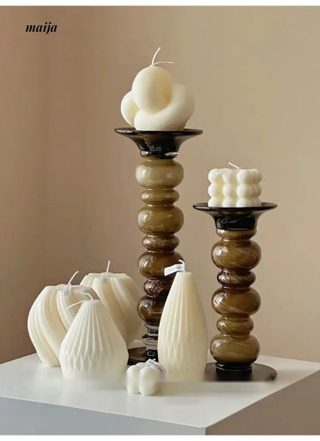 GUIFOU Gold Handmade Candle Holder from GUIFOU