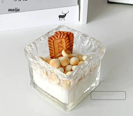 BANKE Large Capacity Breakfast Glass Ice Cream Cup from BANKE